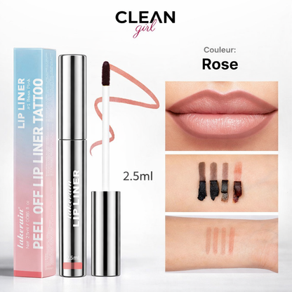 Peel-off Lip Liner | Couleur Intense, Waterproof & Longue Tenue