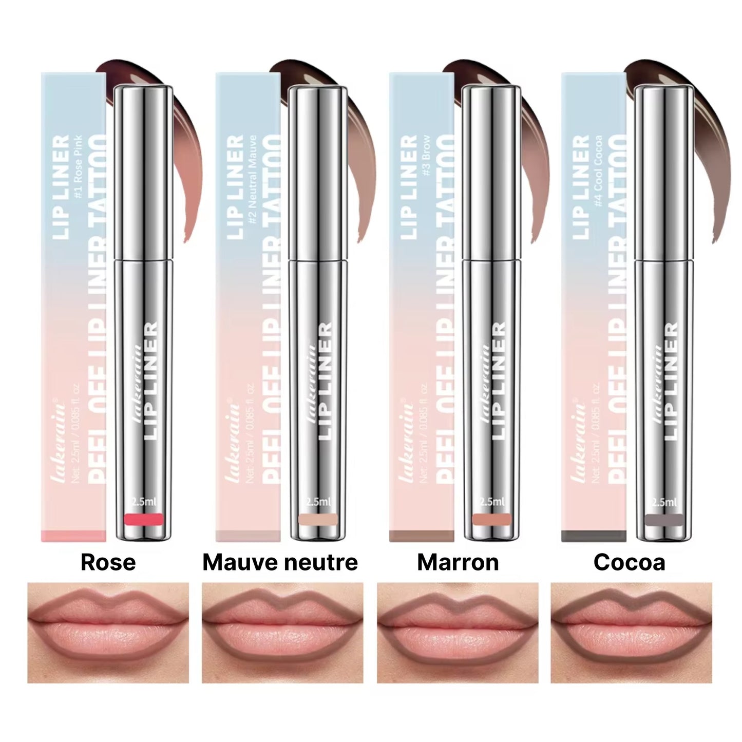 CleanGirl™ Lip | Liner  Couleur Intense, Waterproof & Longue Tenue